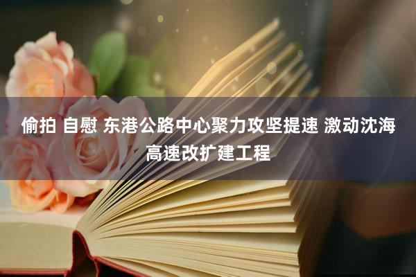 偷拍 自慰 东港公路中心聚力攻坚提速 激动沈海高速改扩建工程